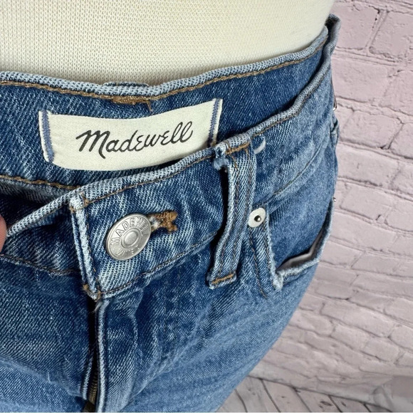 women's madewell high-rise slim boy jeans size 26 - Picture 2 of 6